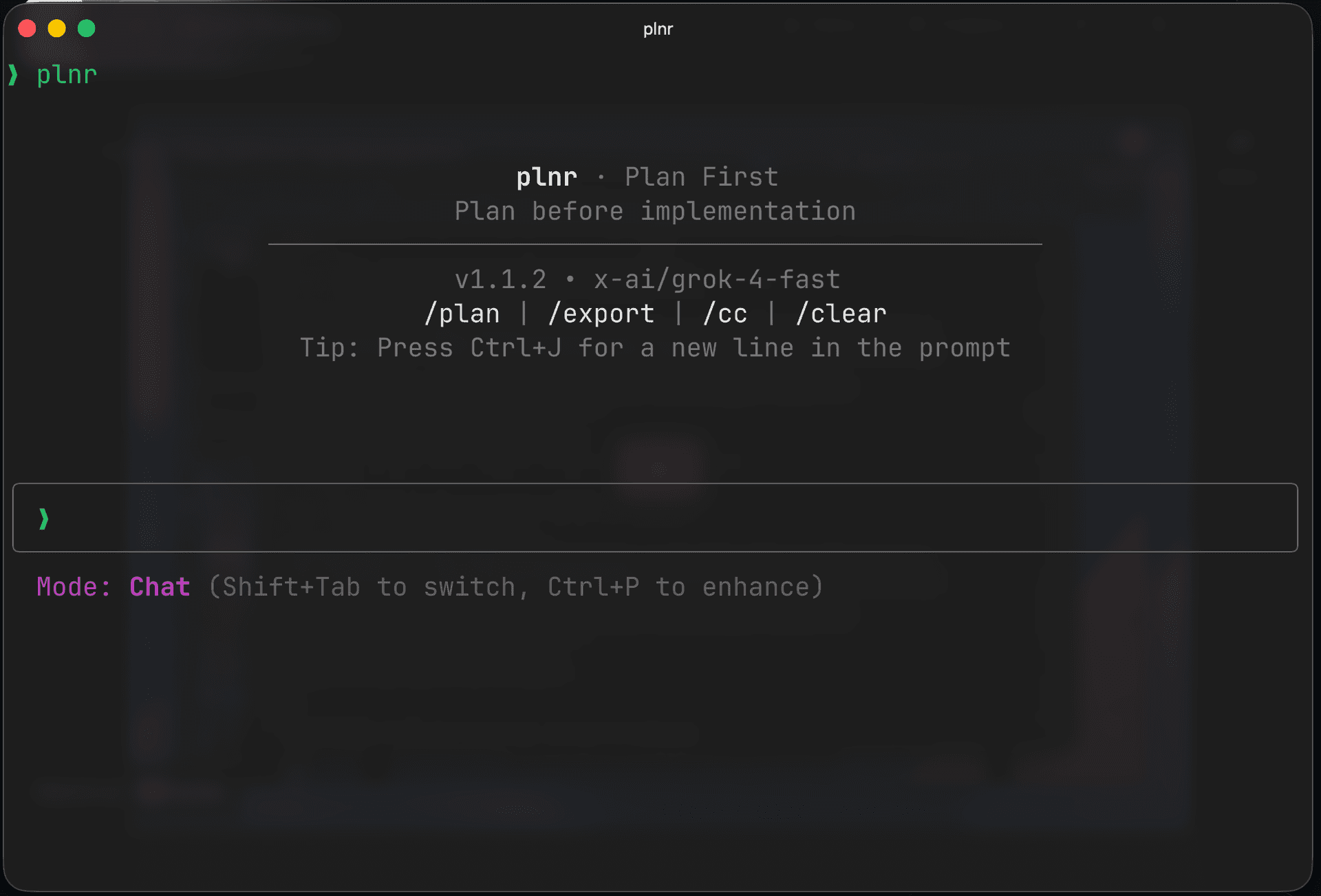 Plnr - AI-powered CLI tool for intelligent codebase planning and context-aware implementation assistance